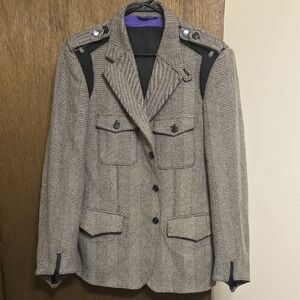 Richmond X herringbone jacket